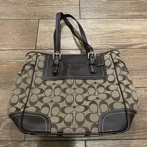 Coach Signature Lunch Tote F10659